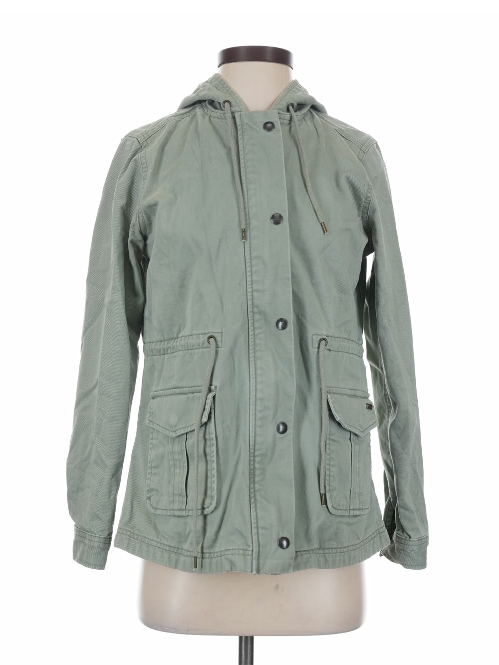 Levi's Olive Green Hooded Utility Jacket